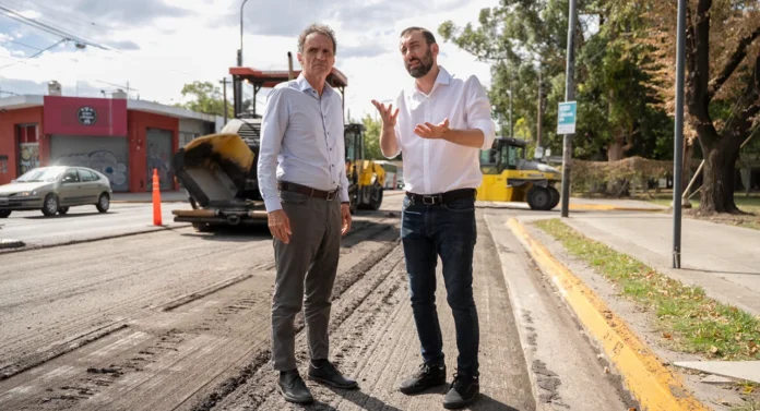 Repavimentación de la avenida vergara
