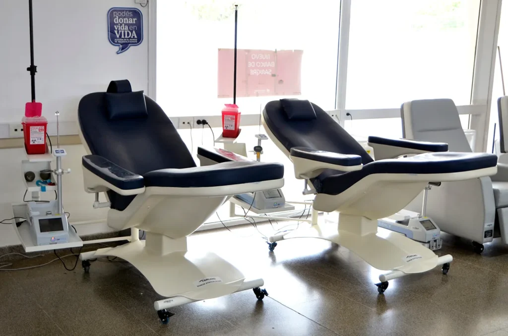 Nuevos bancos para donar sangre en el Hospital Posadas