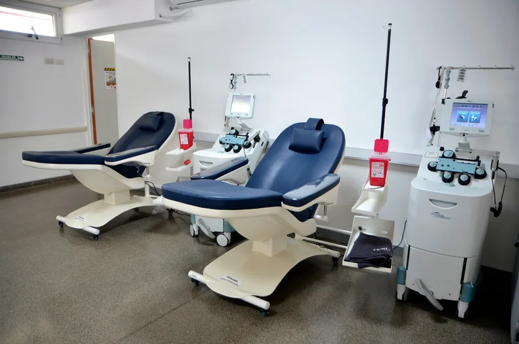 Nuevos bancos para donar sangre en el Hospital Posadas