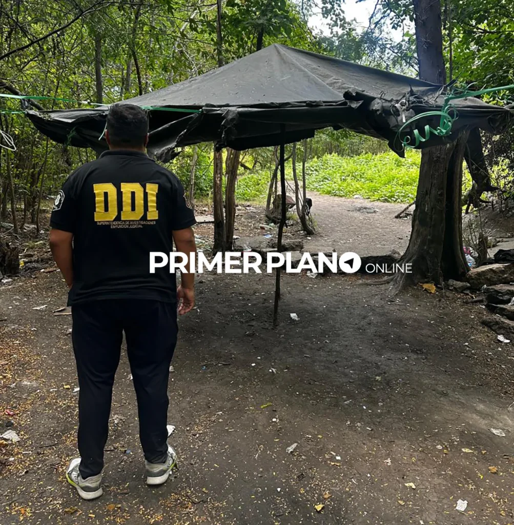 Campamento narco en La Matanza