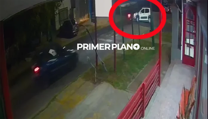 Choque auto y moto en Ituzaingó
