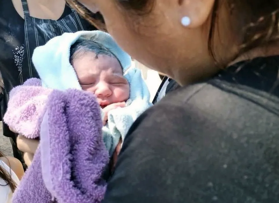 Bebé abandonado en Merlo