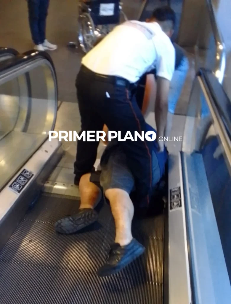 Accidente en el Plaza Oeste Shopping