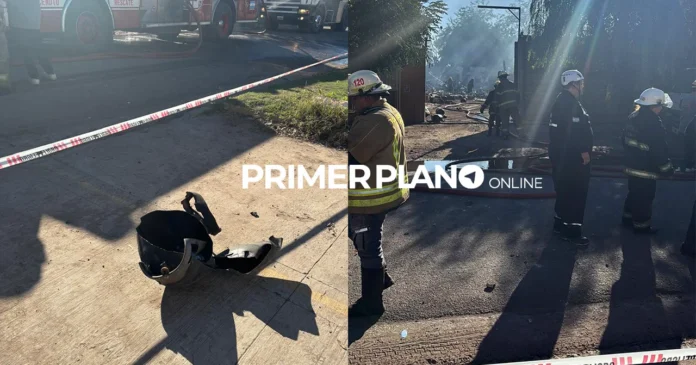 Explosión en depósito de garrafas en Merlo