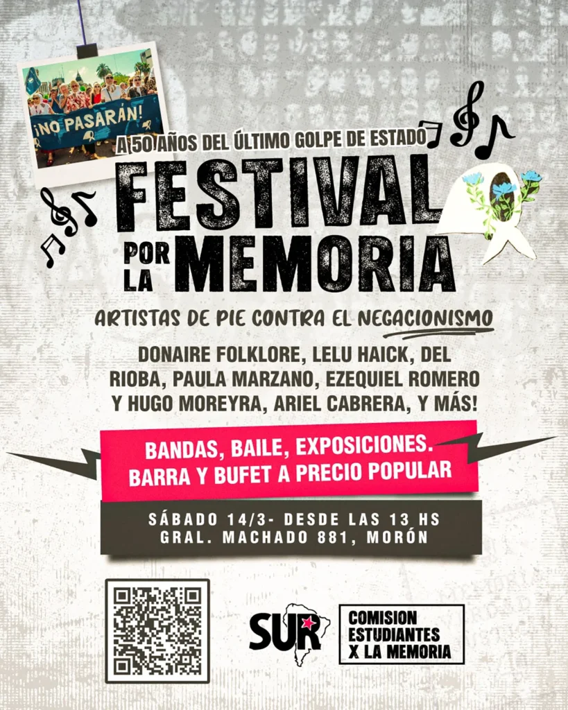 Festival por la Memoria en Morón