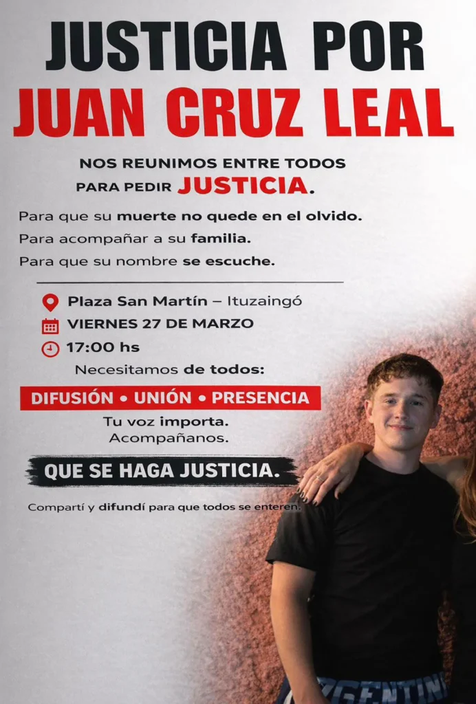 Gatillo fácil en Ituzaingó: habló la familia del policía que mató a Juan Cruz Leal y los padres de la víctima respondieron