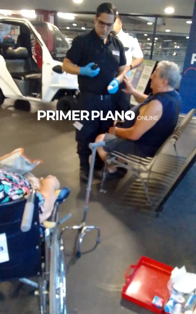 Accidente en el Plaza Oeste Shopping