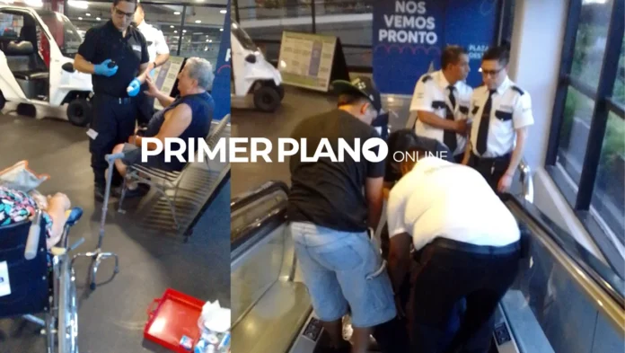 Accidente en el Plaza Oeste Shopping