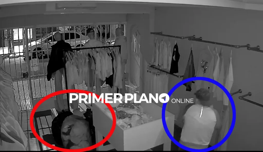 Robo a local de ropa en Ramos Mejía