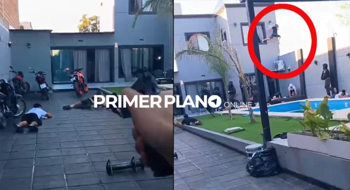 Allanamiento y tiroteo