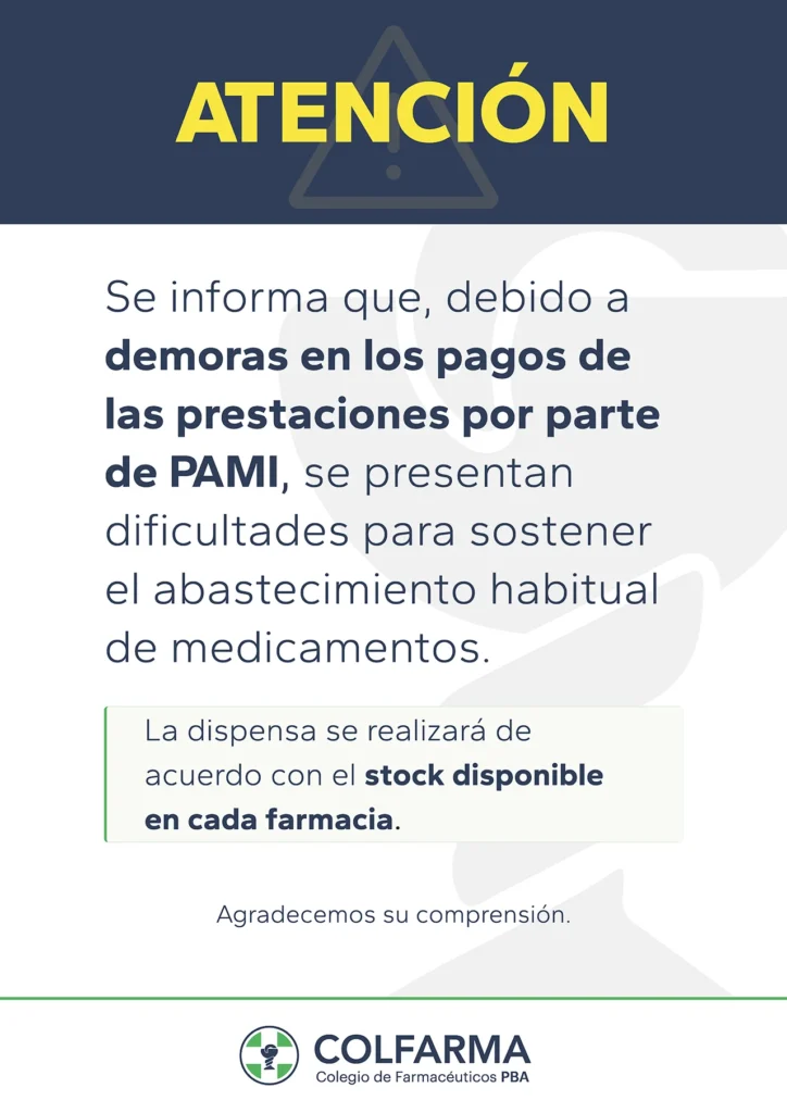 Farmacias en crisis