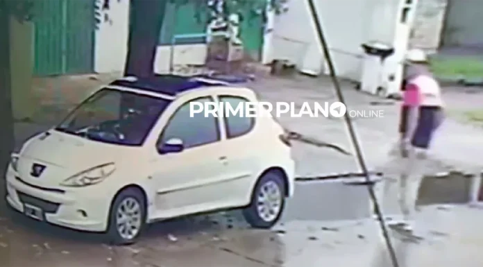 Cristal de auto robado