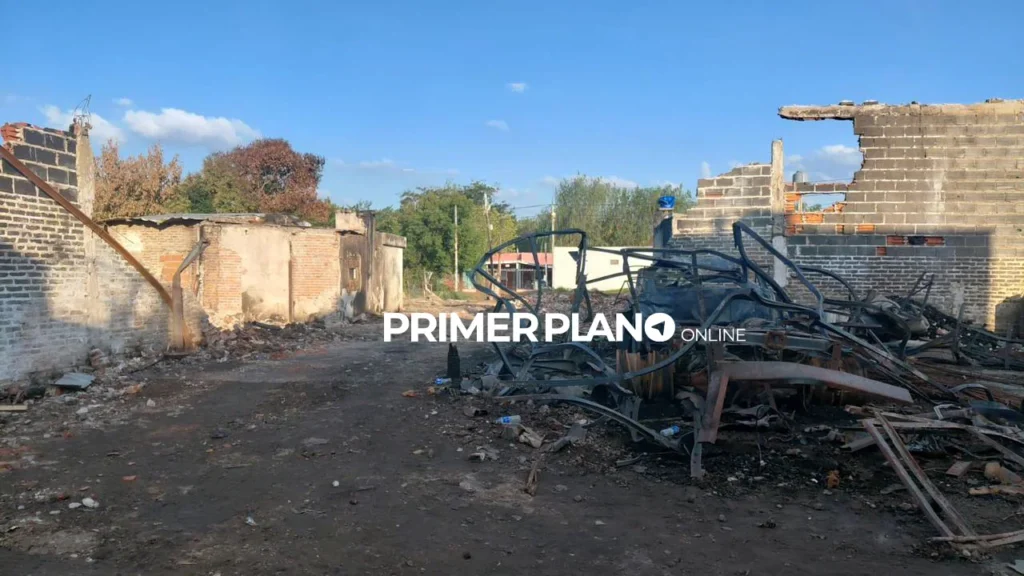 Explosión en depósito clandestino de garrafas