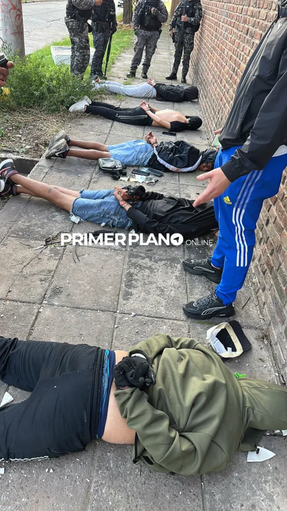 Persecución y detención en Lomas del Mirador