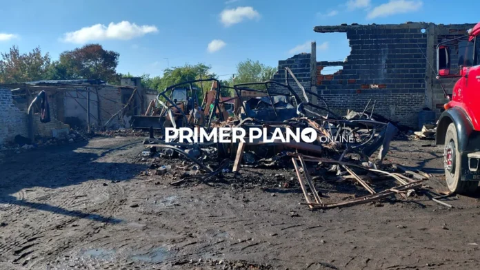 Explosión en depósito clandestino de garrafas