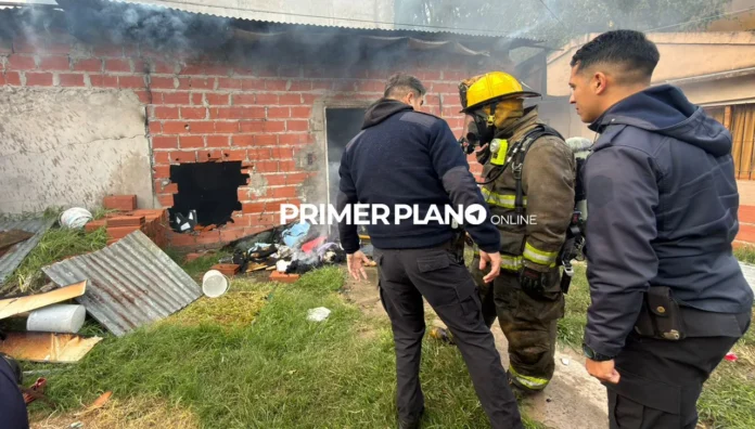 Incendio en El Palomar