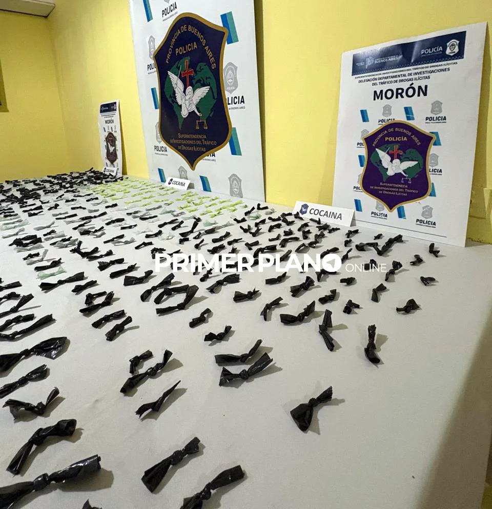 Operativo antinarco Morón y Luzuriaga