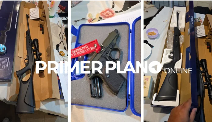 Secuestro de armas en Moreno