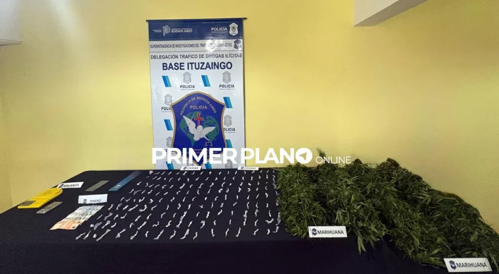 Allanamiento por venta de drogas en Ituzaingó