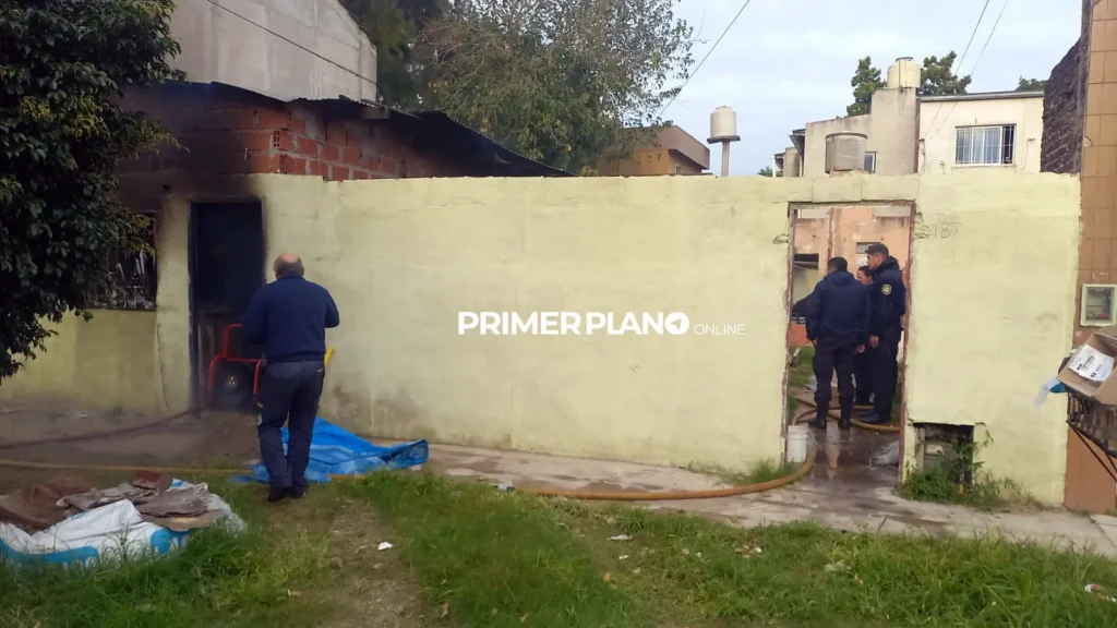 Incendio en El Palomar