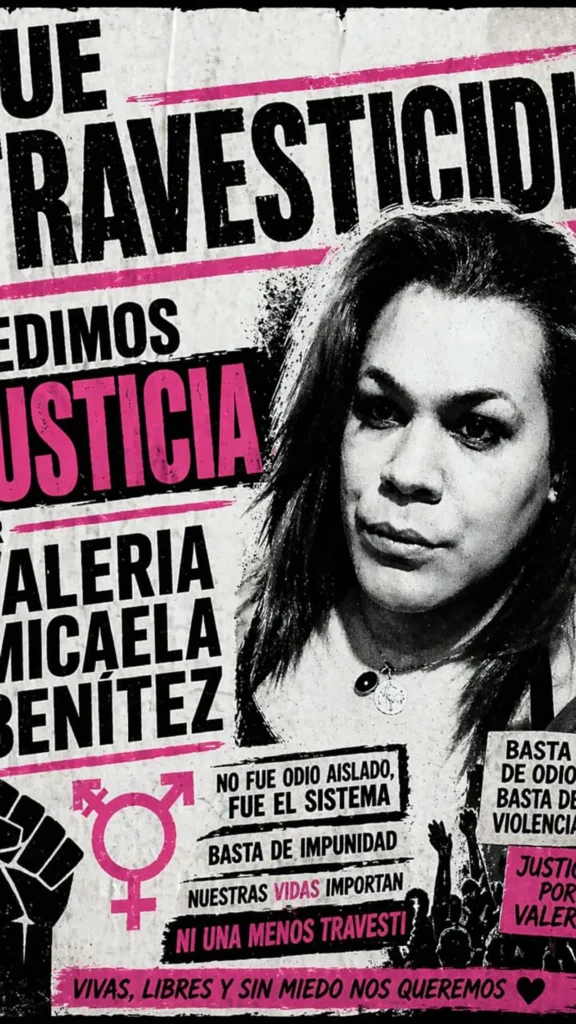 Crimen de mujer trans en Virrey del Pino