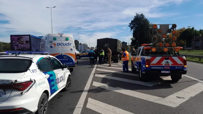 Choque en Acceso Oeste