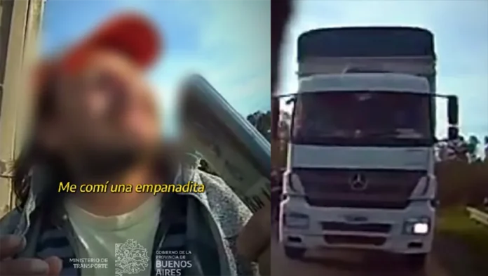 Camionero alcoholizado