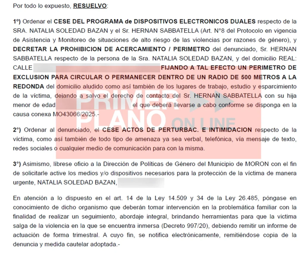 Denuncia contra Hernán Sabbatella