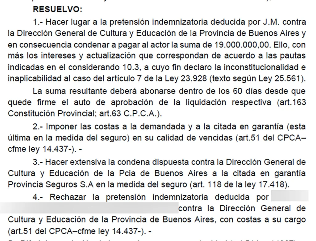 Condena por bullying