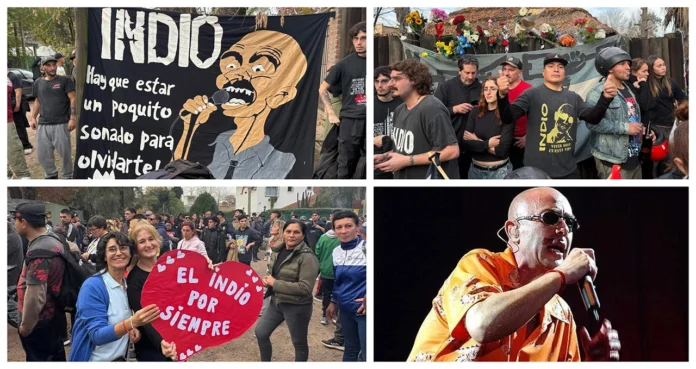 La despedida al Indio Solari