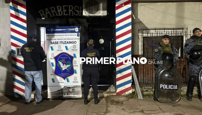 Desarticularon barbería narco en Ituzaingó