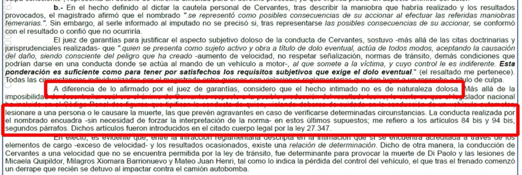 Fallo Apelaciones Bomberos atropellados