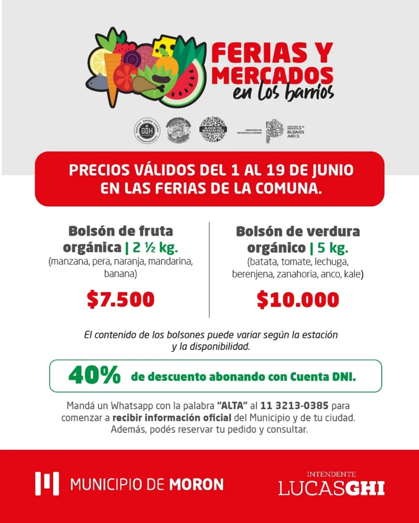 Ferias y Mercados Bonaerenses en Morón