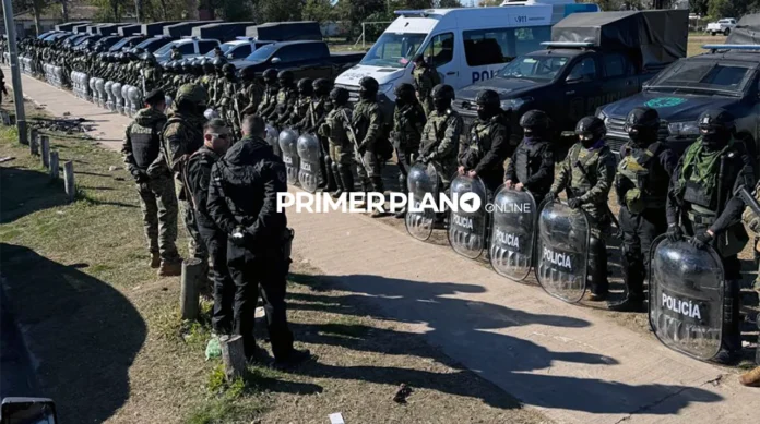 Operativo policial en Puerta de Hierro