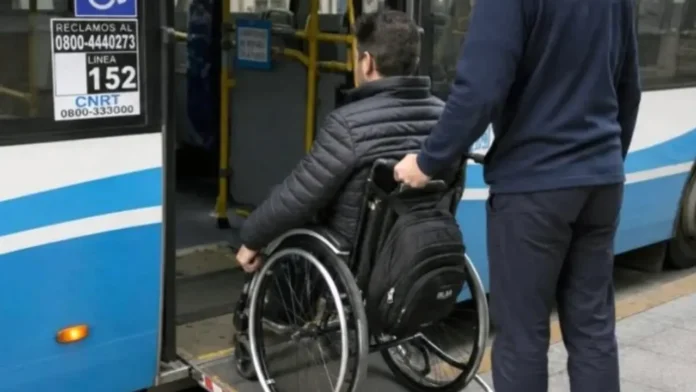 Personas con discapacidad transporte