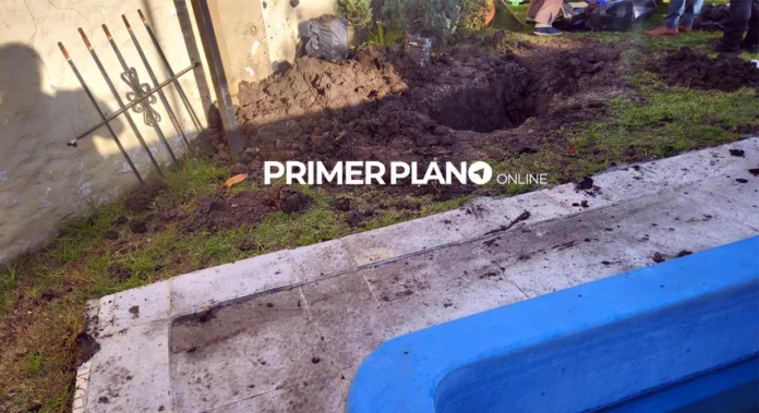 Mujer enterrada en su casa de Castelar