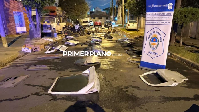 Motochorros con desarmadero