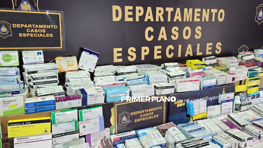 Medicamentos incautados