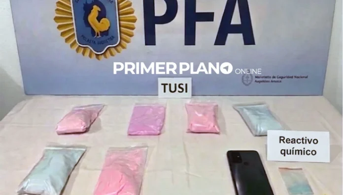 Secuestran un kilo y medio de Tusi en Caseros