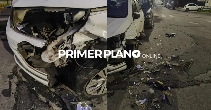 Auto chocado en Morón