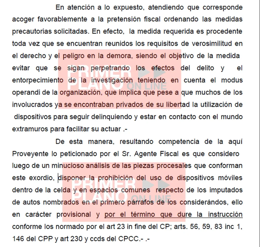 Prohibición del uso de celulares en las cárceles