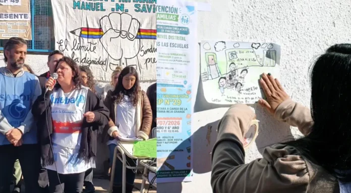Agresión de madre a docente en Moreno