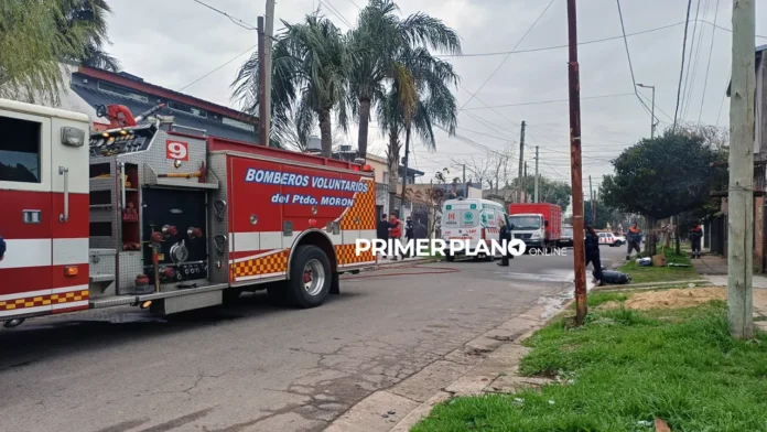 Explosión de garrafa en Morón sur