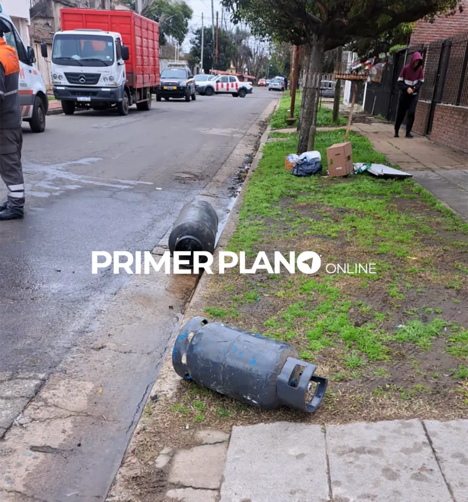 Explosión de garrafa en Morón sur