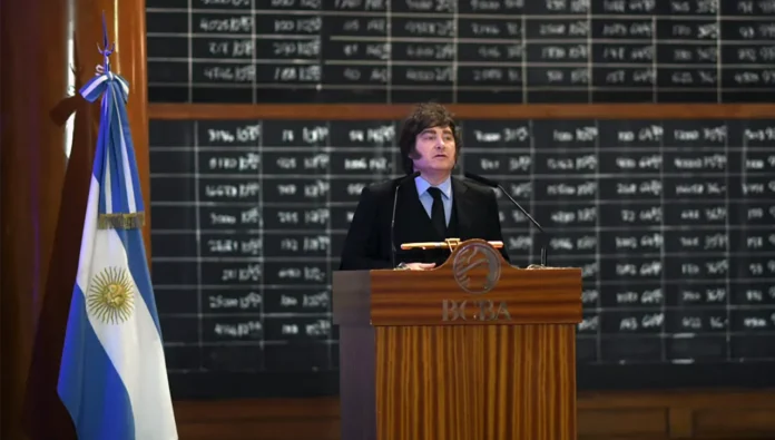 Discurso de Milei en Bolsa de Comercio