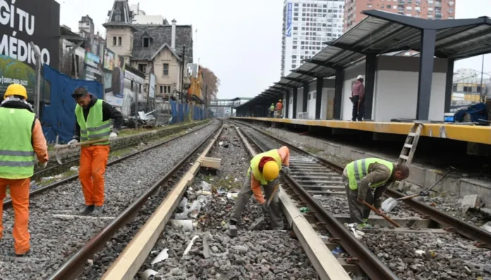 Volvió a circular en tren Sarmiento