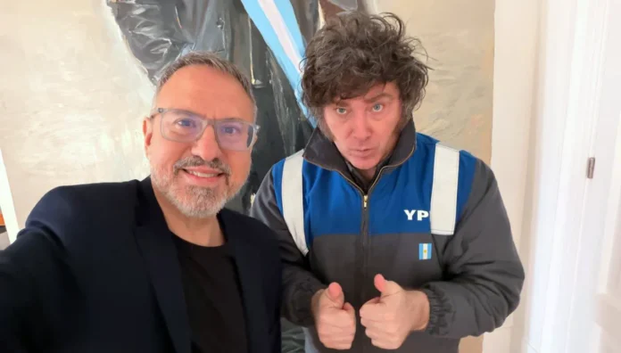 Encuentro Valenzuela y Milei en Olivos