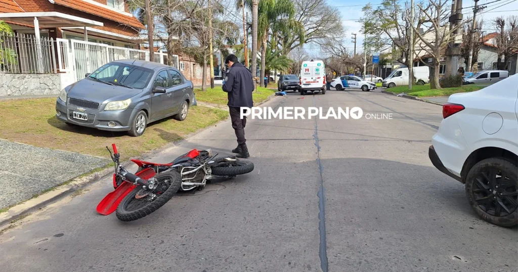 Choque y muerte en Castelar norte
