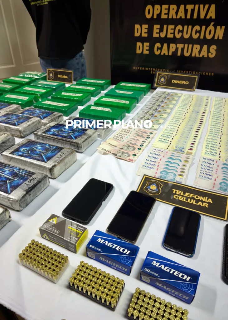 Decomiso de droga en Villa Luzuriaga