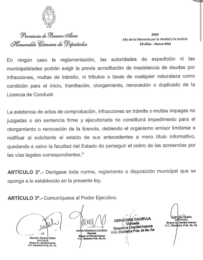 Licencias de conducir